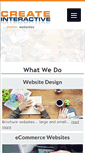 Mobile Screenshot of createinteractive.ie